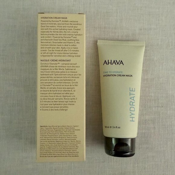 Ahava Hydration Cream Mask Dead Sea Skincare Nourishing Vegan Glow Treatment NIB - Picture 6 of 11